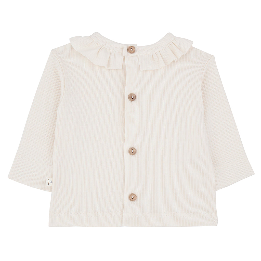 1+ In The Family Baby Anna Sweater Ecru Cream