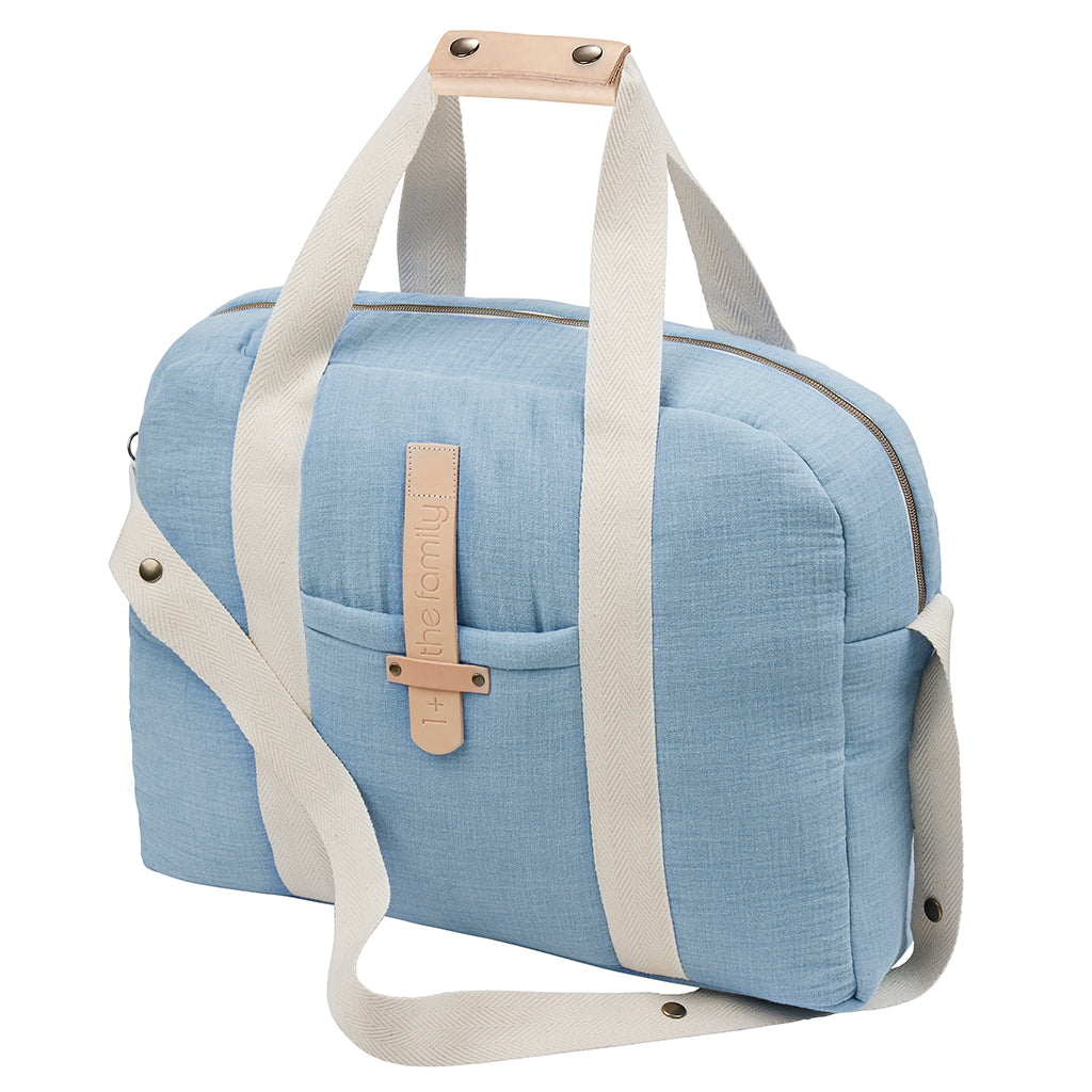 1+ In The Family Diaper Bag Denim Blue