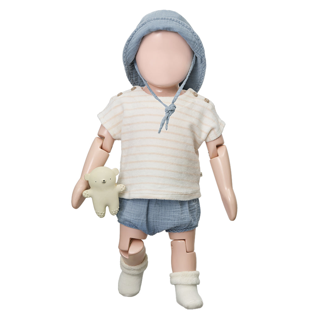 1+ In The Family Baby Tomaso T-shirt Light Pink Stripes