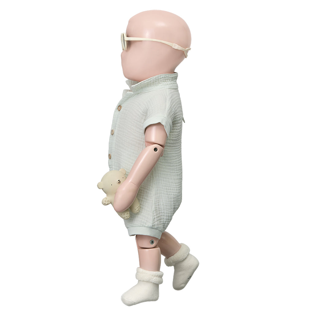 1+ In The Family Baby Vittorio Romper Pale Aqua Green