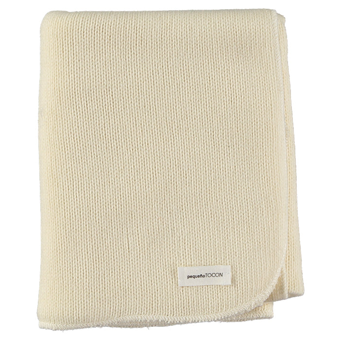Pequeno Tocon Baby Tender Blanket Natural Cream