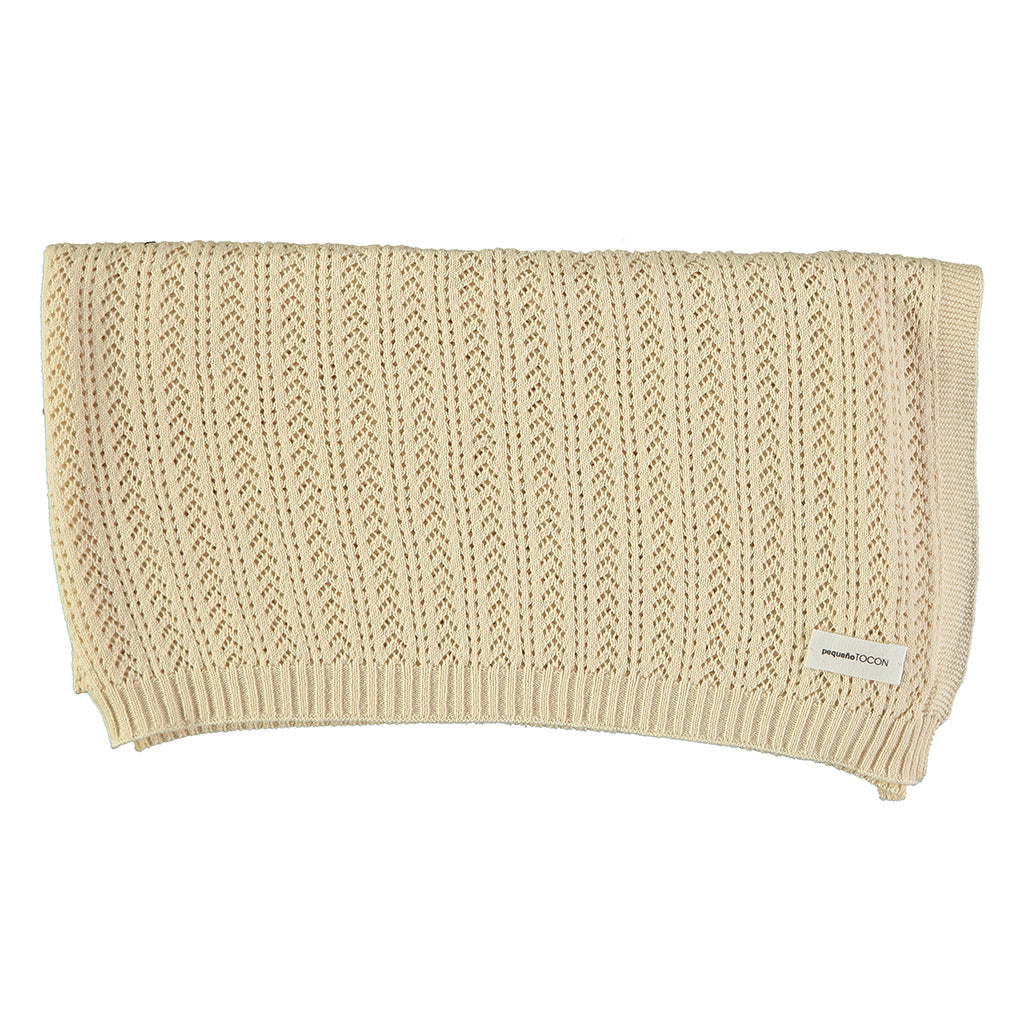 Pequeno Tocon Baby Calada Blanket Natural Cream