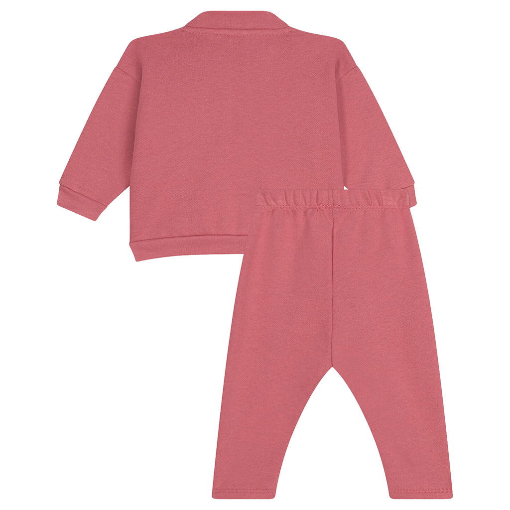 Petit Bateau Baby Two Piece Set Rosewood Pink