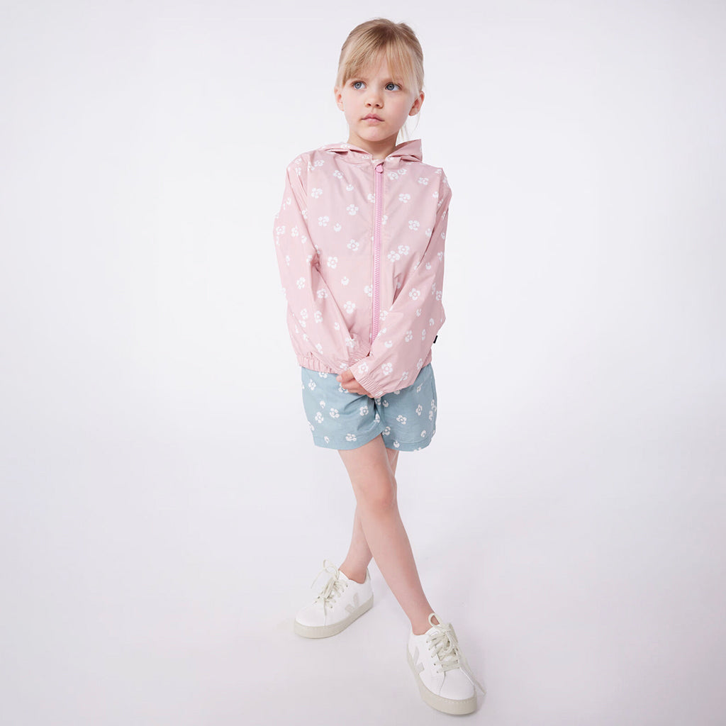 Petit Bateau Child Windbreaker Jacket Charm Pink Floral