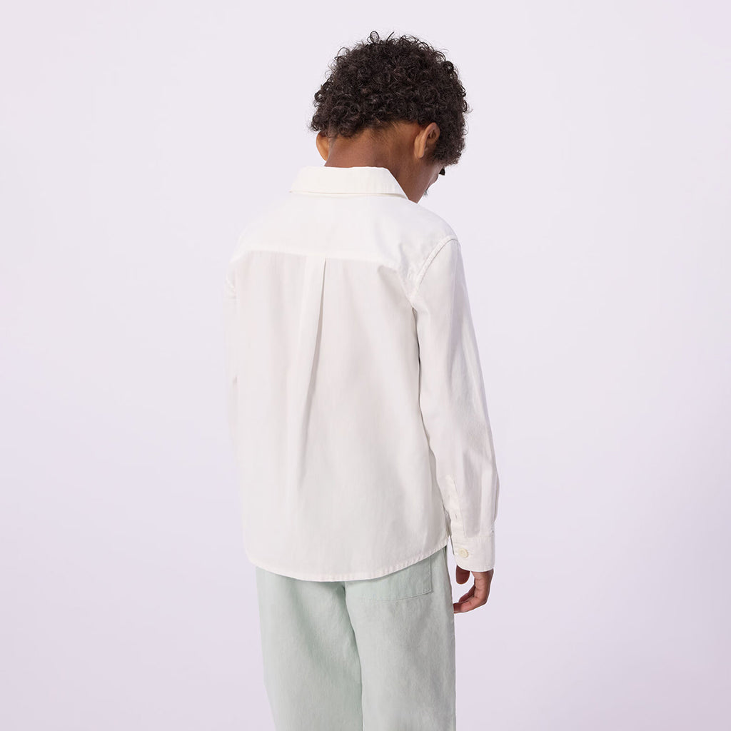 Petit Bateau Child Shirt Ecume White