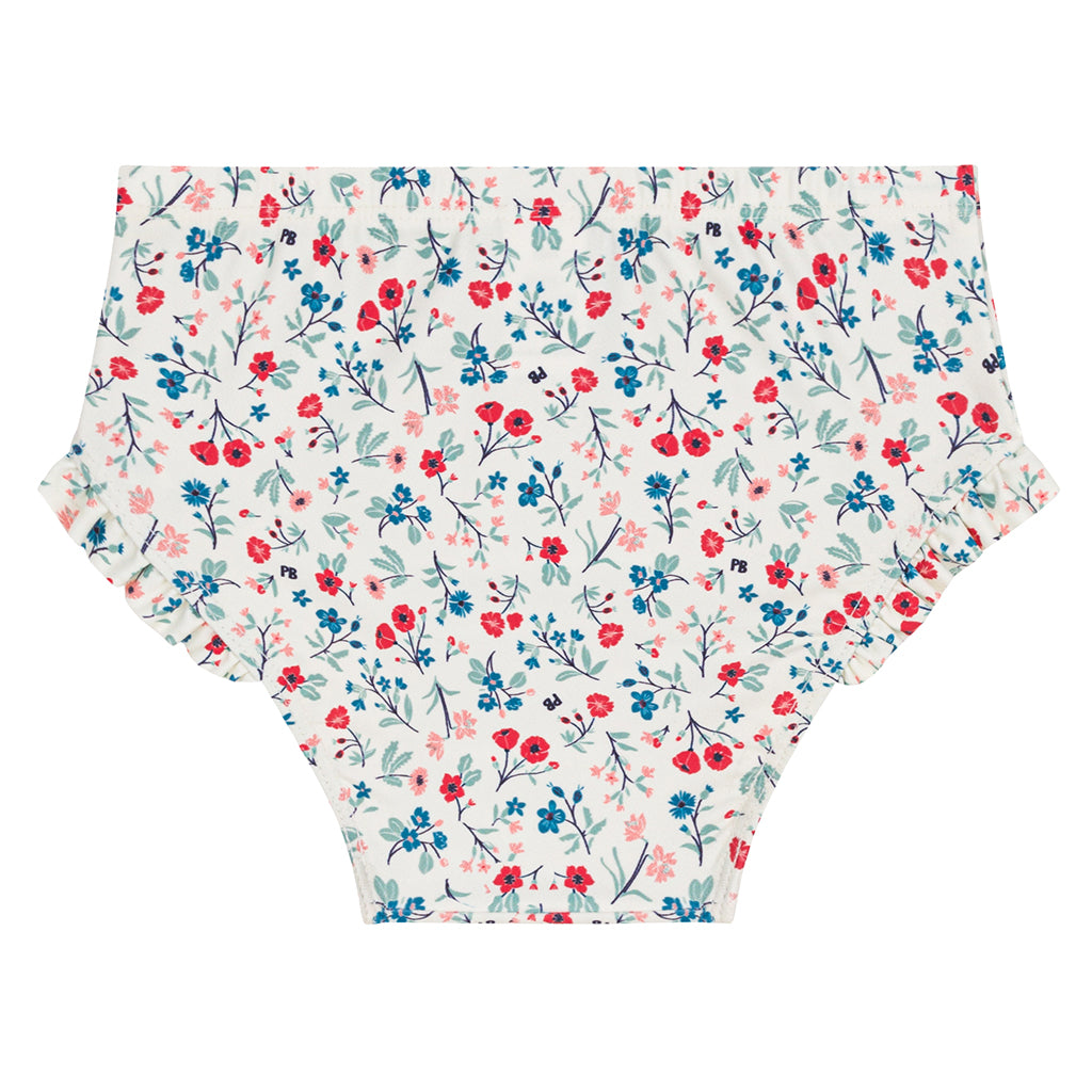 Petit Bateau Baby Swim Bottoms Multicolour Floral Print