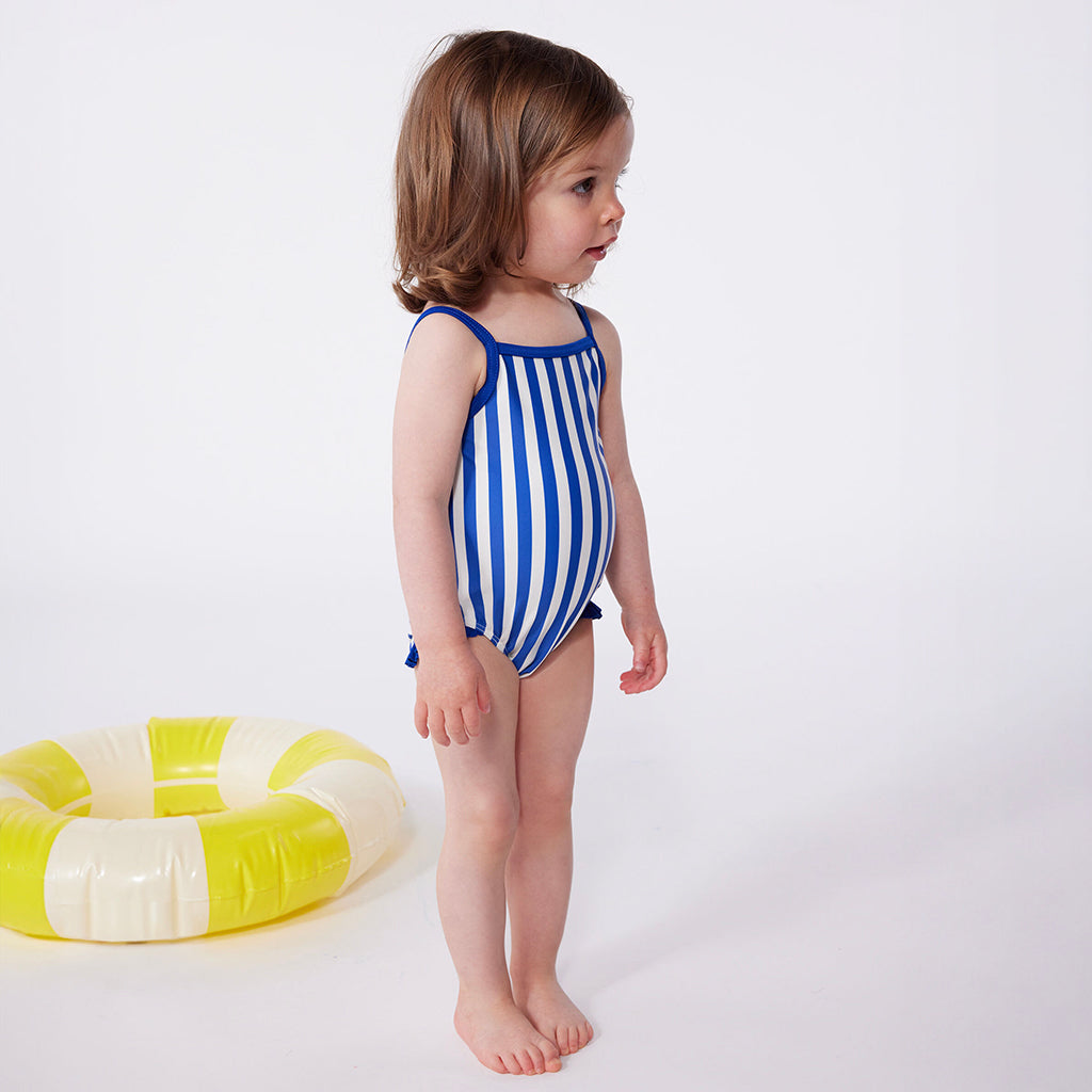 Petit Bateau Baby Swimsuit Surf Blue Stripes
