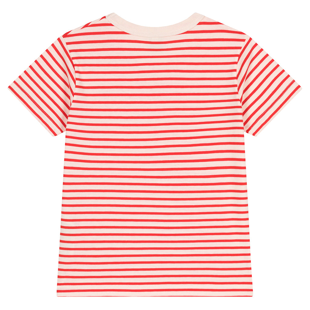 Petit Bateau Child T-shirt Spicy Red Stripes