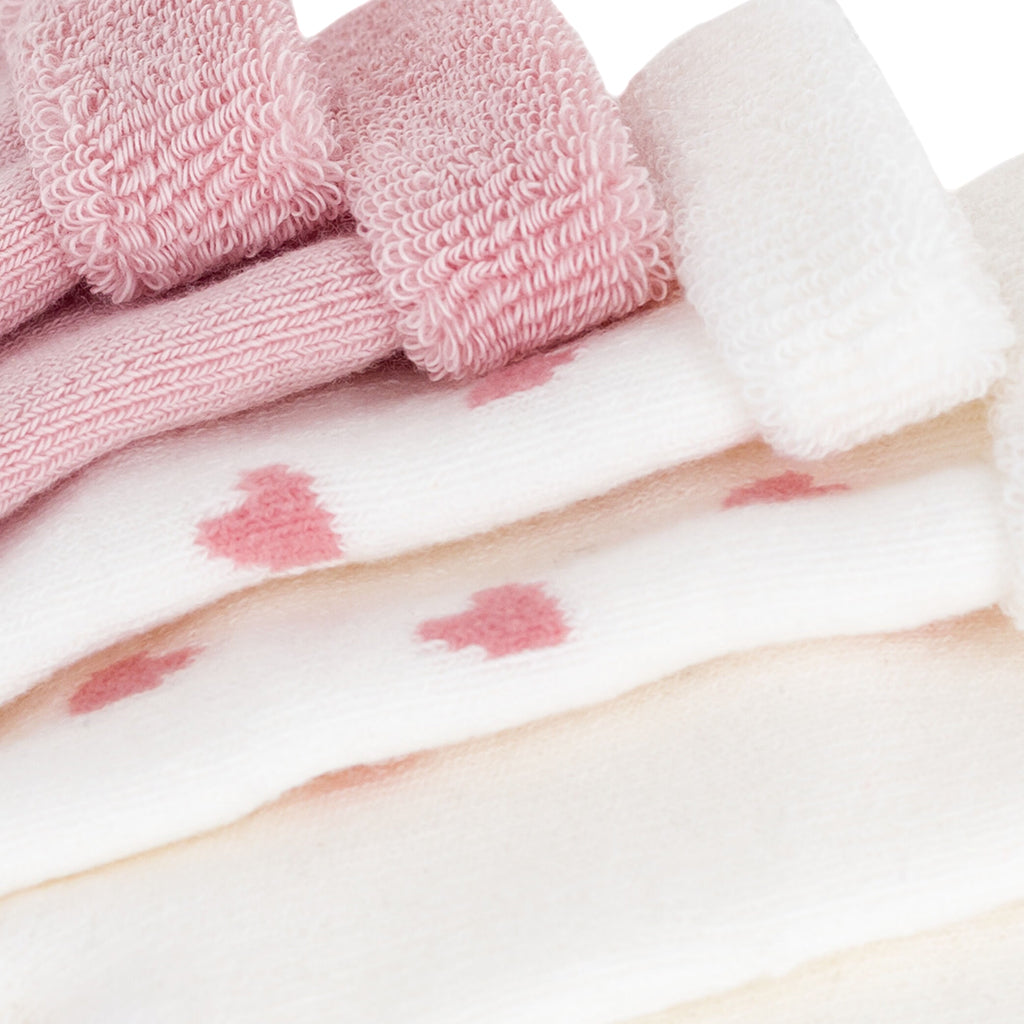Petit Bateau Baby Set Of Three Socks Joli Pink