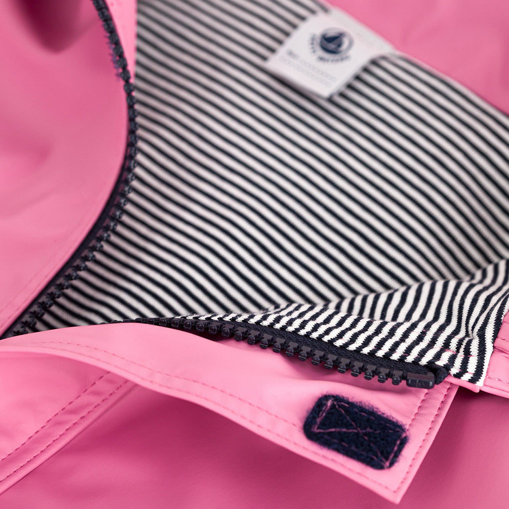 Petit Bateau Child Iconic Raincoat Boudoir Pink