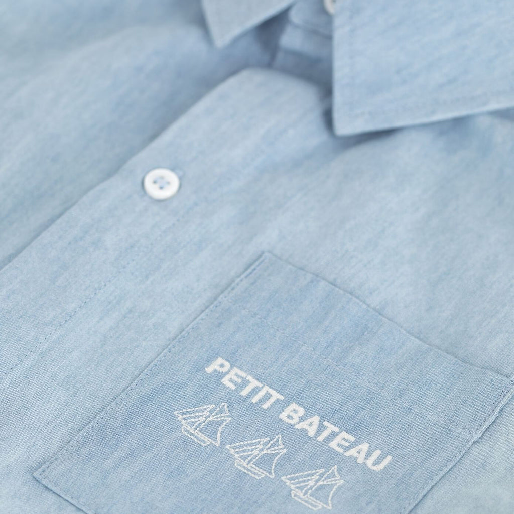 Petit Bateau Child Shirt Light Blue
