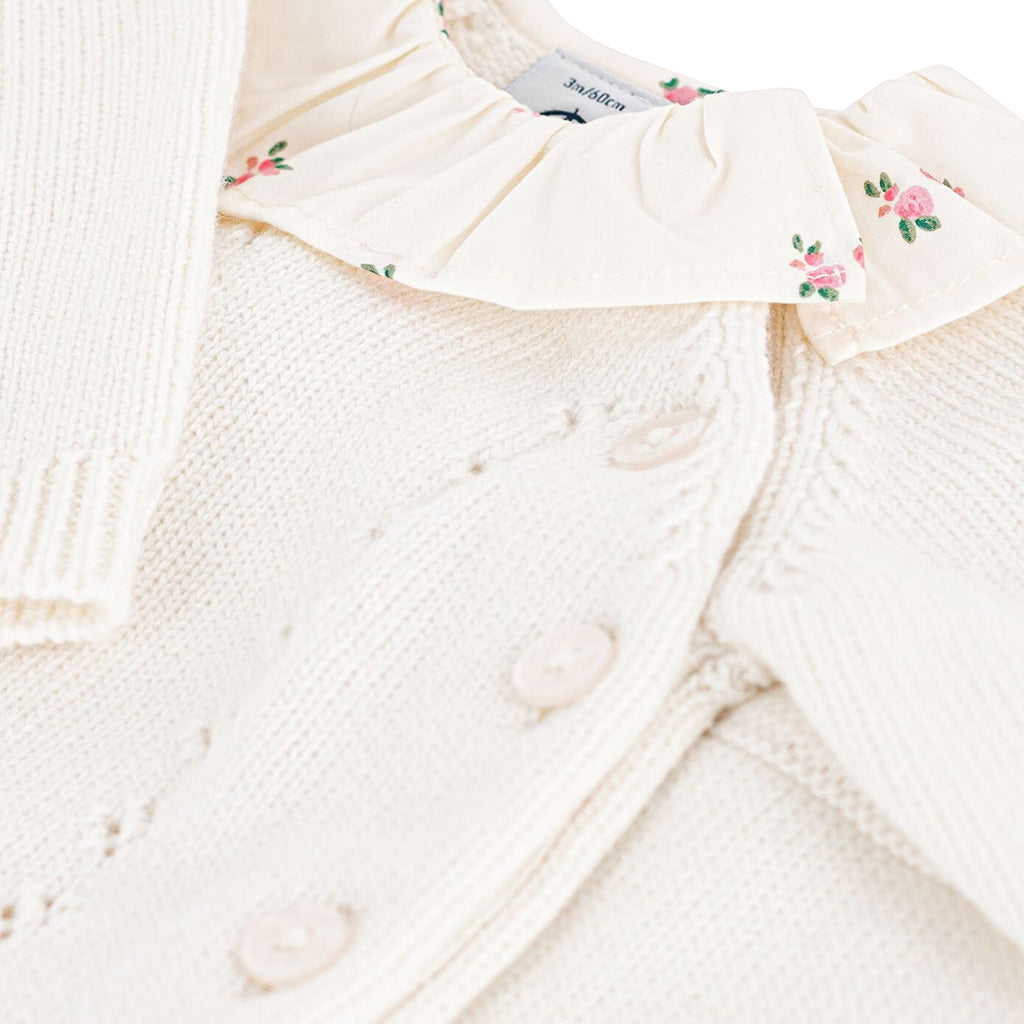 Petit Bateau Baby Two Piece Set Marshmallow Cream