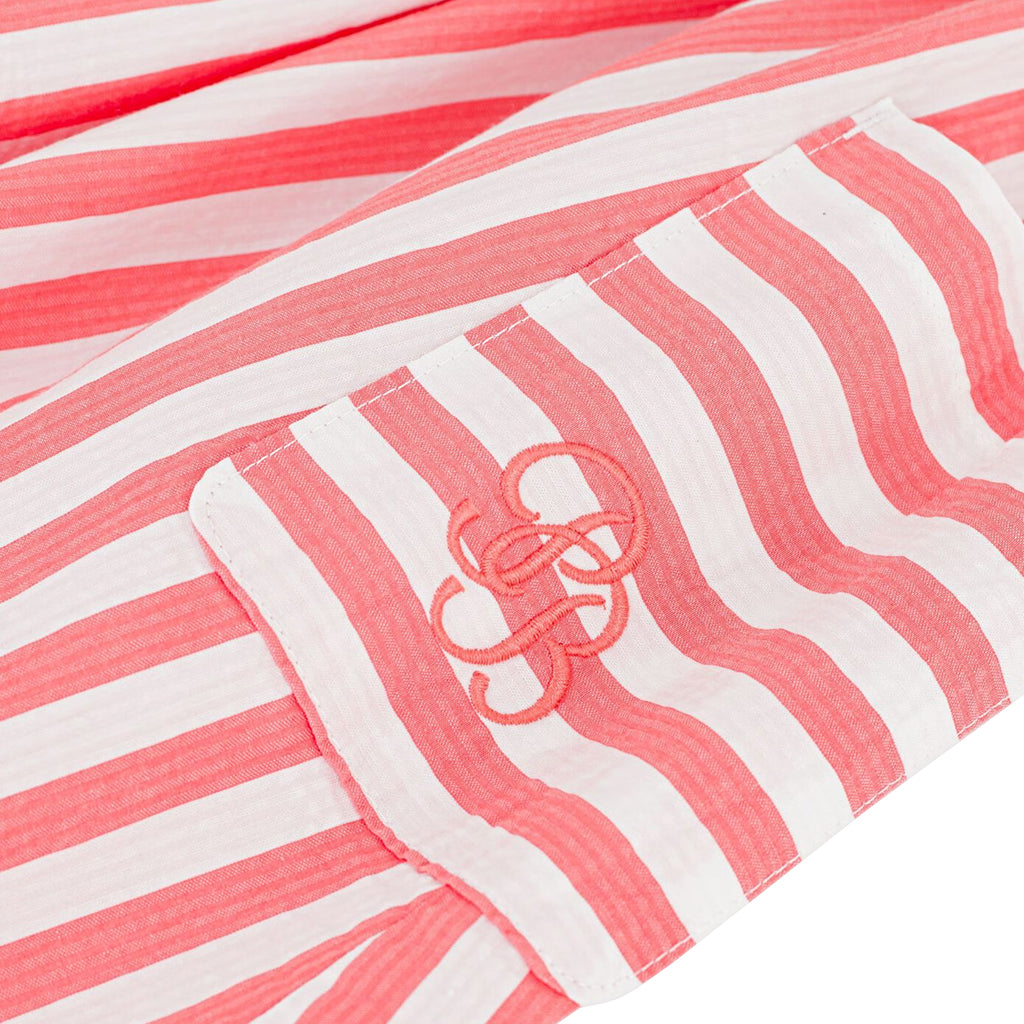 Petit Bateau Child Dress Flamand Pink Stripes