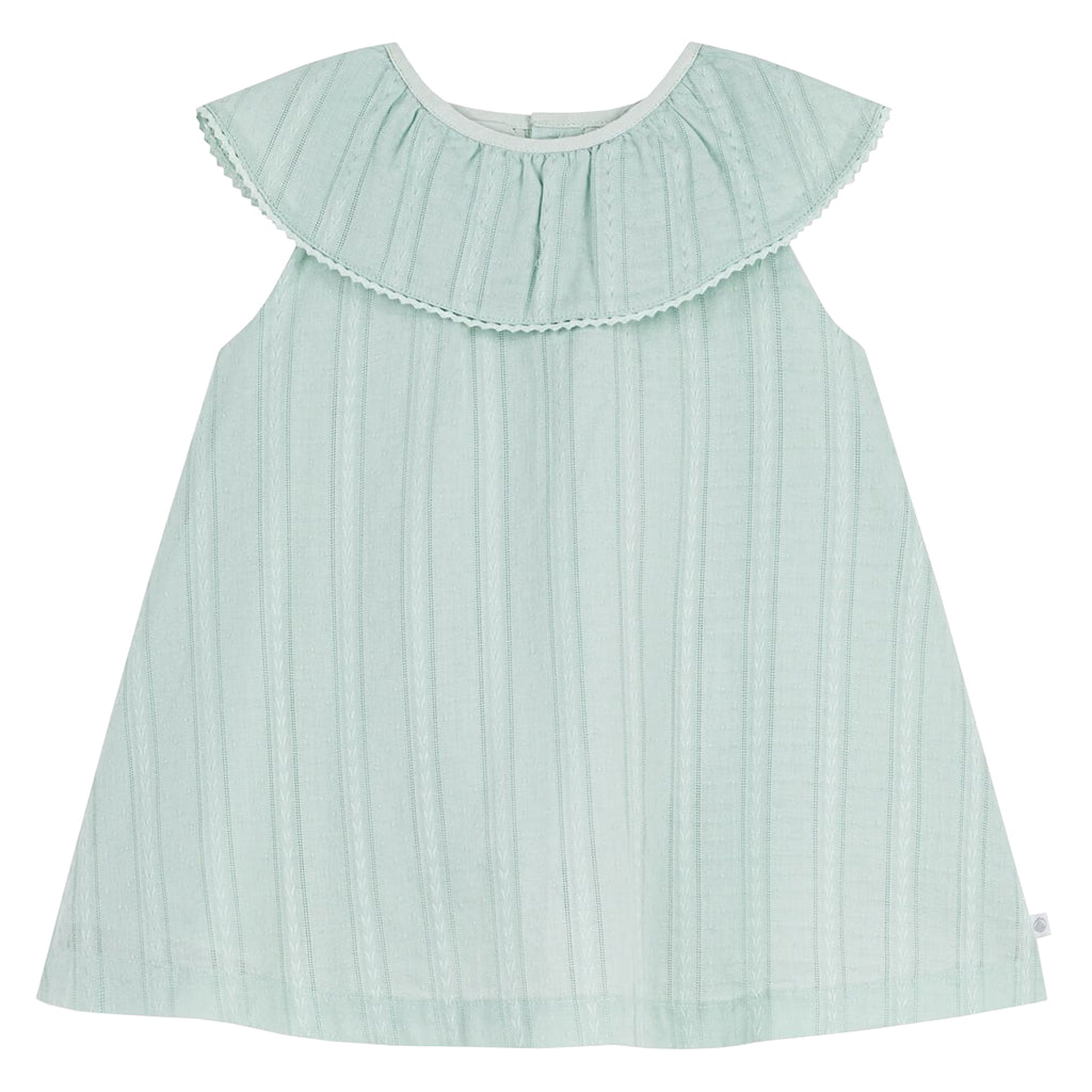 Petit Bateau Baby Dress Spray Blue
