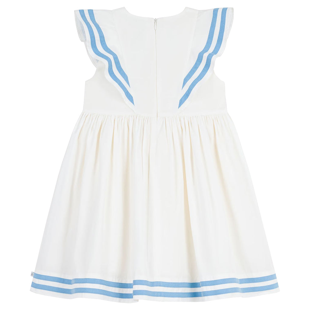 Petit Bateau Child Dress Marshmallow White