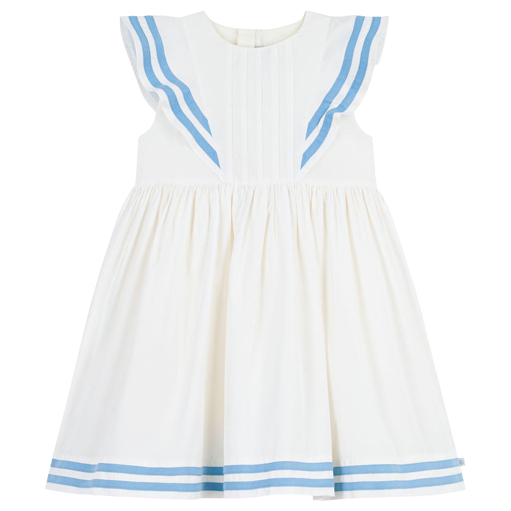 Petit Bateau Child Dress Marshmallow White