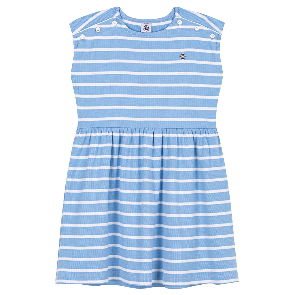 Petit Bateau Child Dress Flo Blue Stripes