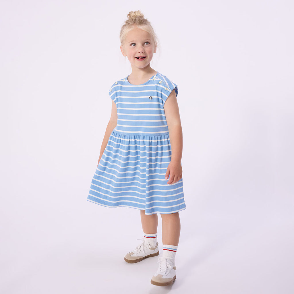Petit Bateau Child Dress Flo Blue Stripes
