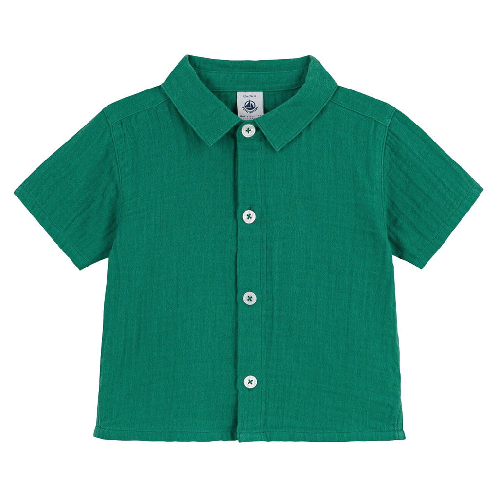 Petit Bateau Baby Shirt Green