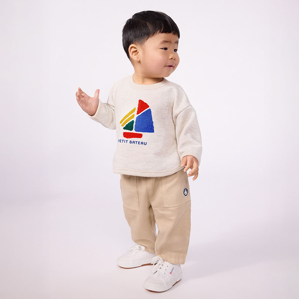 Petit Bateau Baby Pants Sander Beige