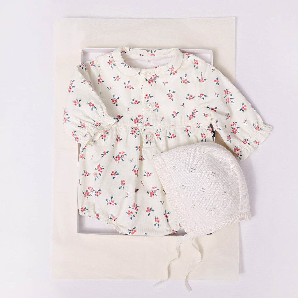 Petit Bateau Baby Bonnet Cream