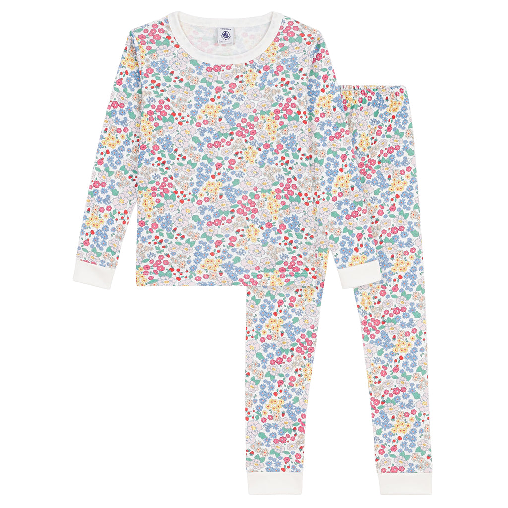 Petit Bateau Child Pyjamas Multicolour Floral Print