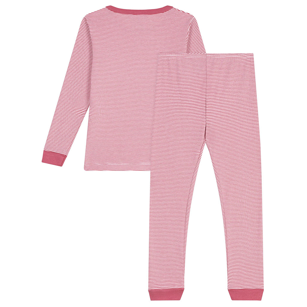Petit Bateau Child Pyjamas New Cheek Pink Stripes