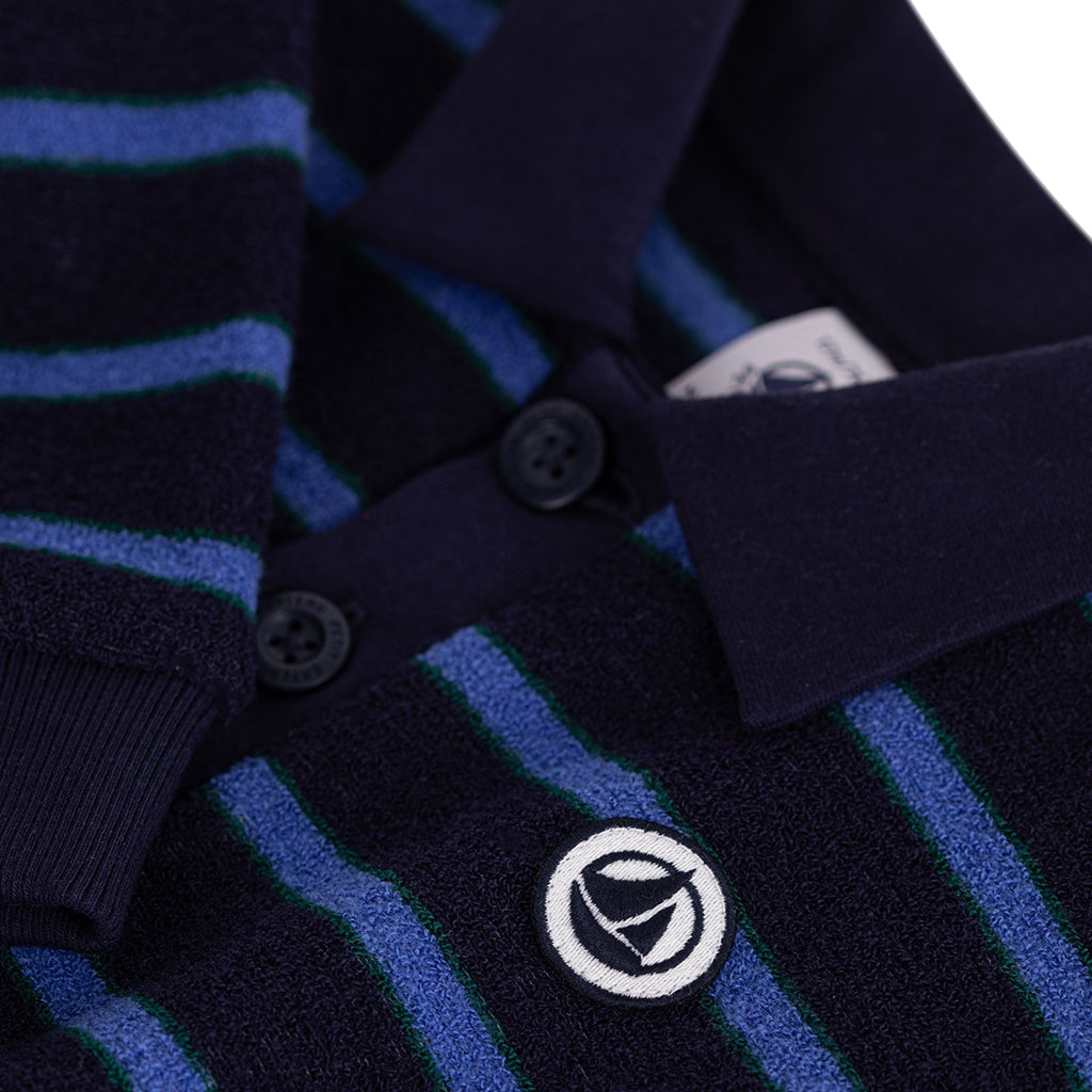 Petit Bateau Baby Sweatshirt Soir Blue Stripes