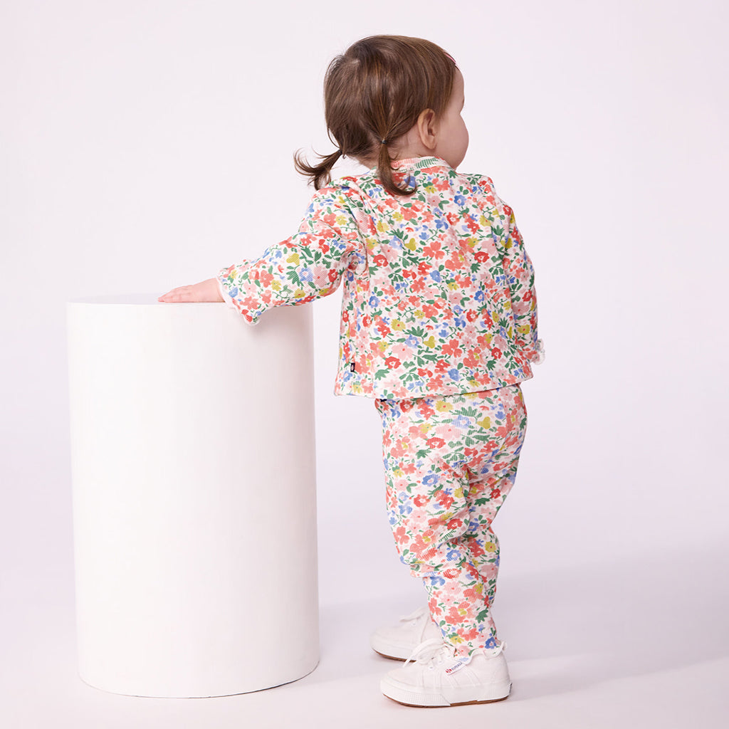 Petit Bateau Baby Leggings Multicolour Floral Print