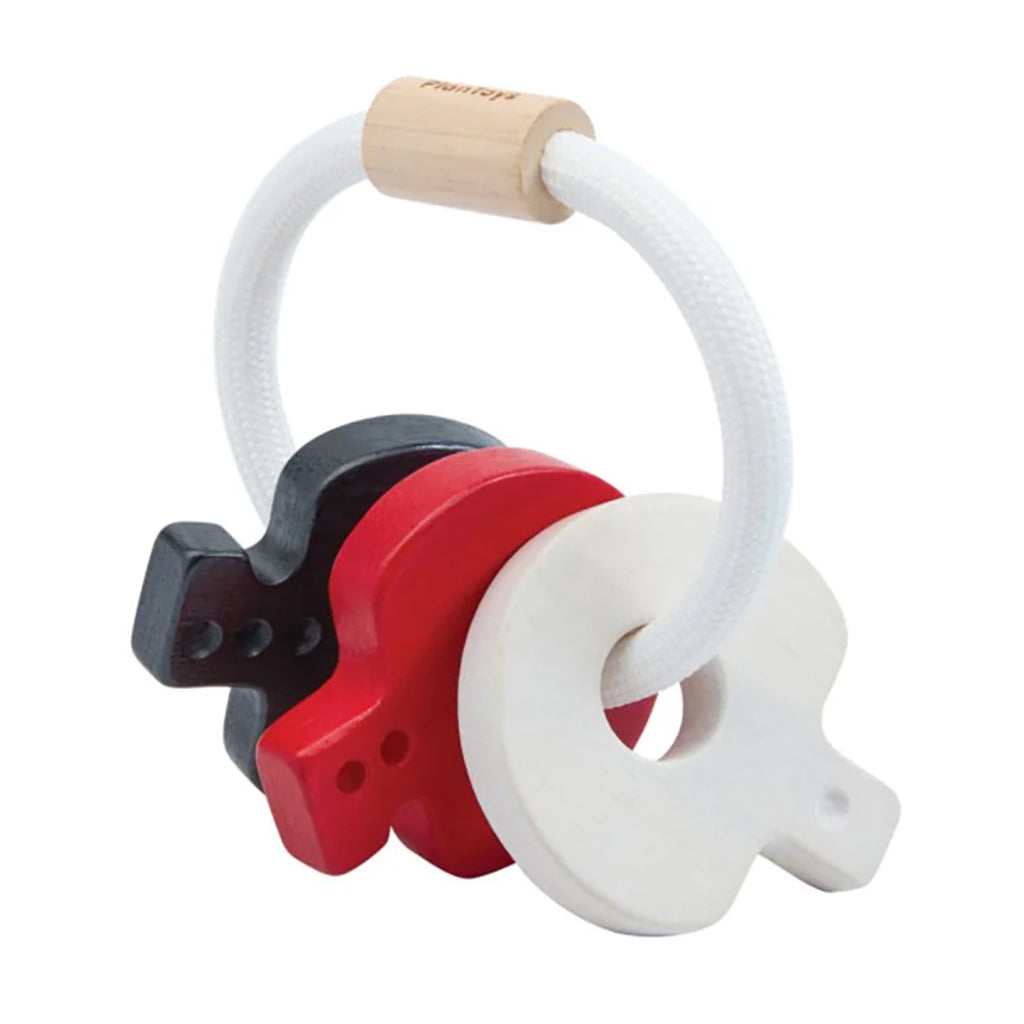 Plan Toys Baby Key Rattle High Contrast