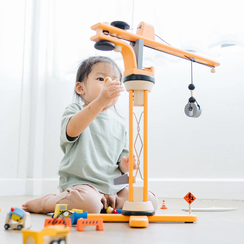 Plan Toys Crane Set