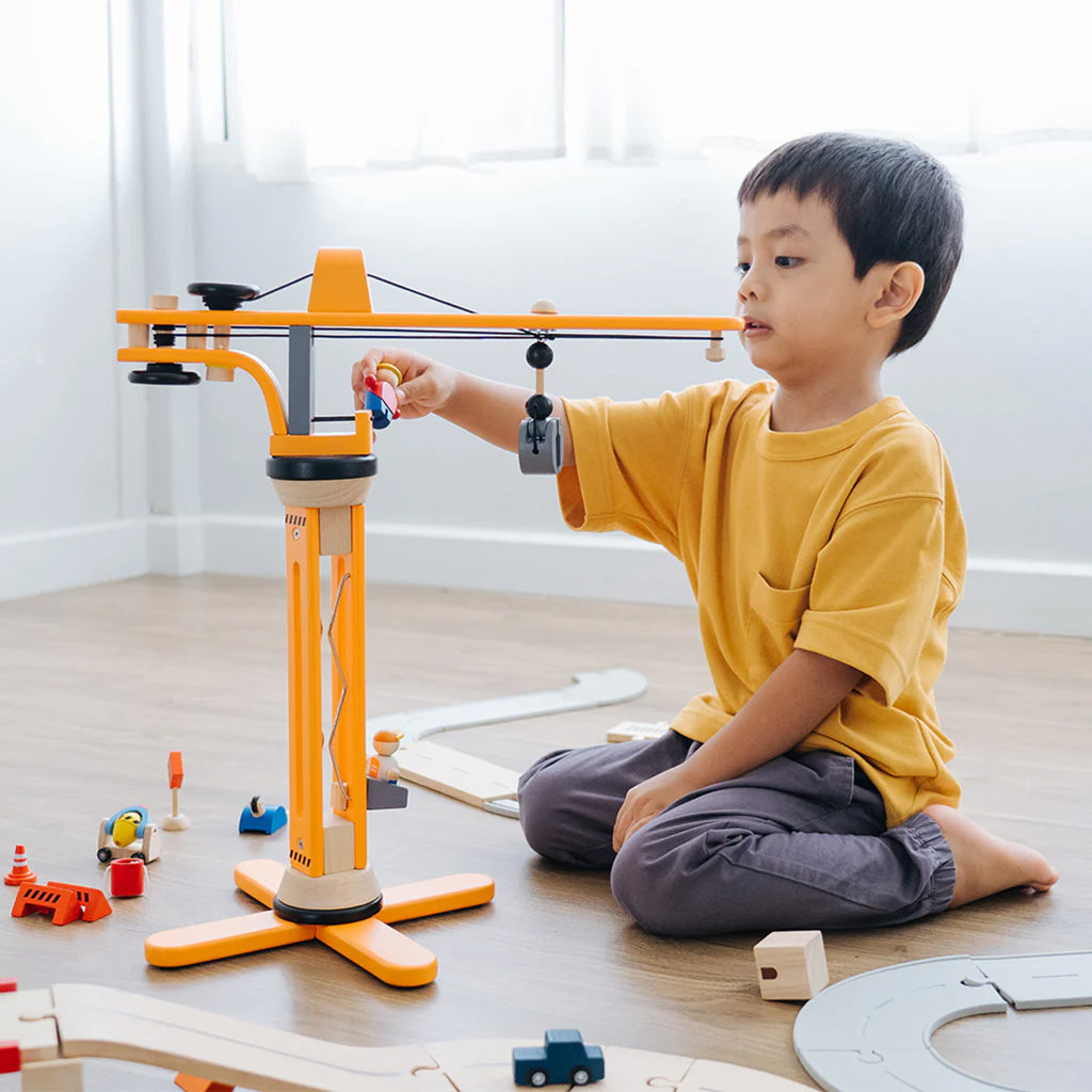 Plan Toys Crane Set