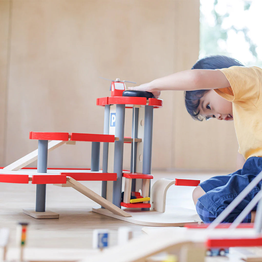 Plan Toys Parking Garage Set