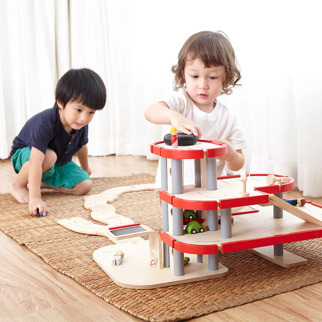 Plan Toys Parking Garage Set