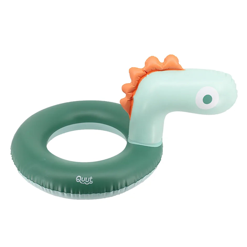 Quut Inflatable Swim Ring Dino Green