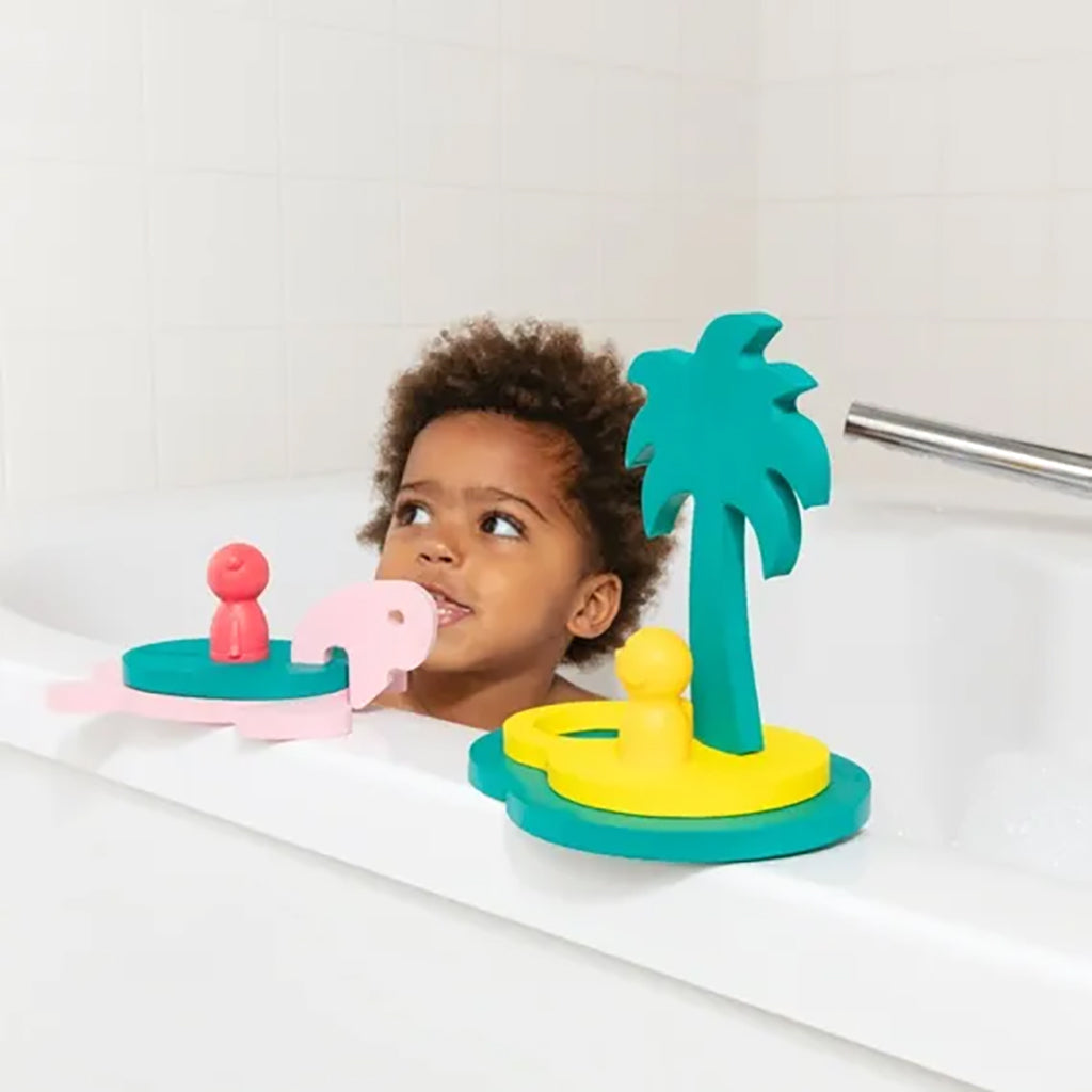 Quut Puzzle Friends Treasure Island Bath Toys