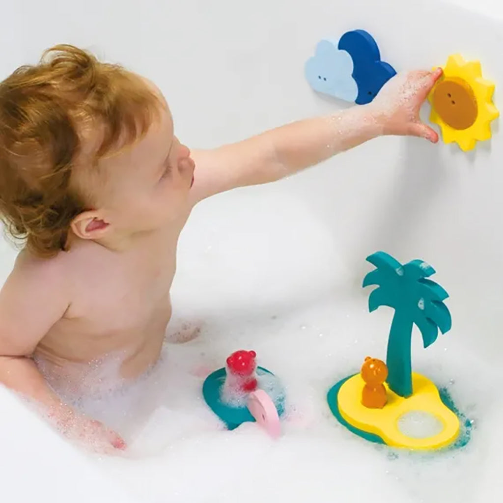 Quut Puzzle Friends Treasure Island Bath Toys