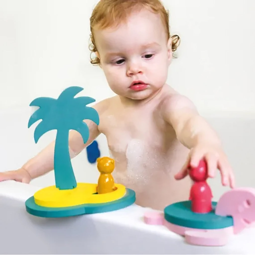 Quut Puzzle Friends Treasure Island Bath Toys