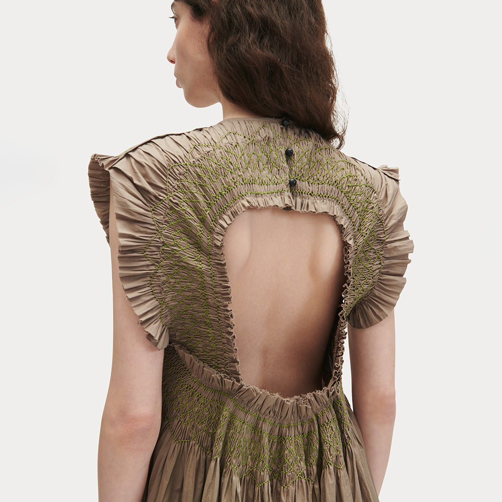 Rachel Comey Woman Adira Dress Taupe Brown