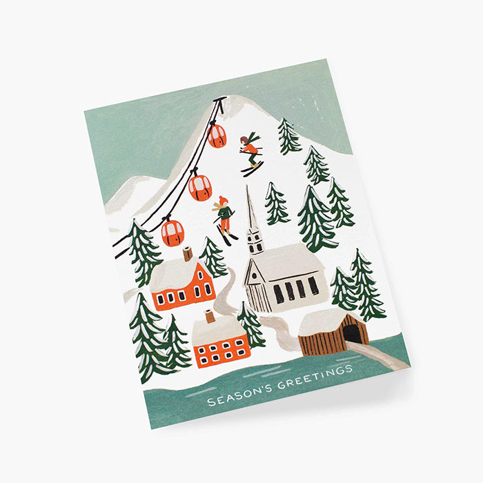 Rifle Paper Co. Holiday Snow Scene Card
