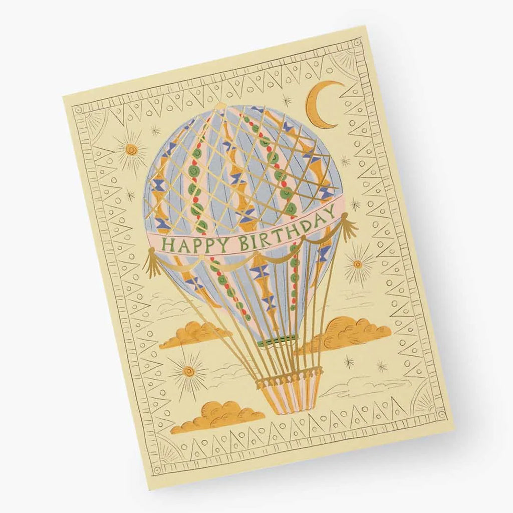 Rifle Paper Co. Hot Air Balloon Birthday Card