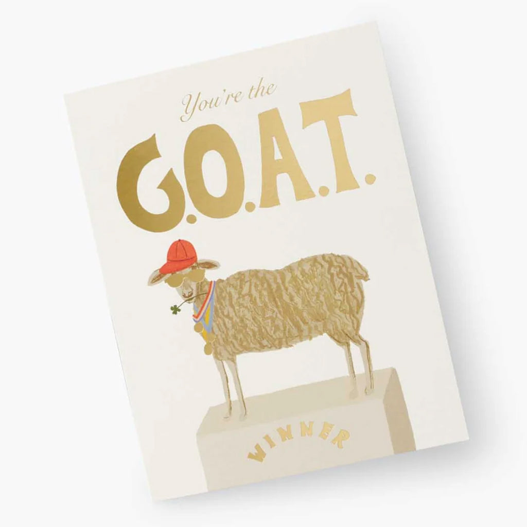 Rifle Paper Co. G.O.A.T. Card