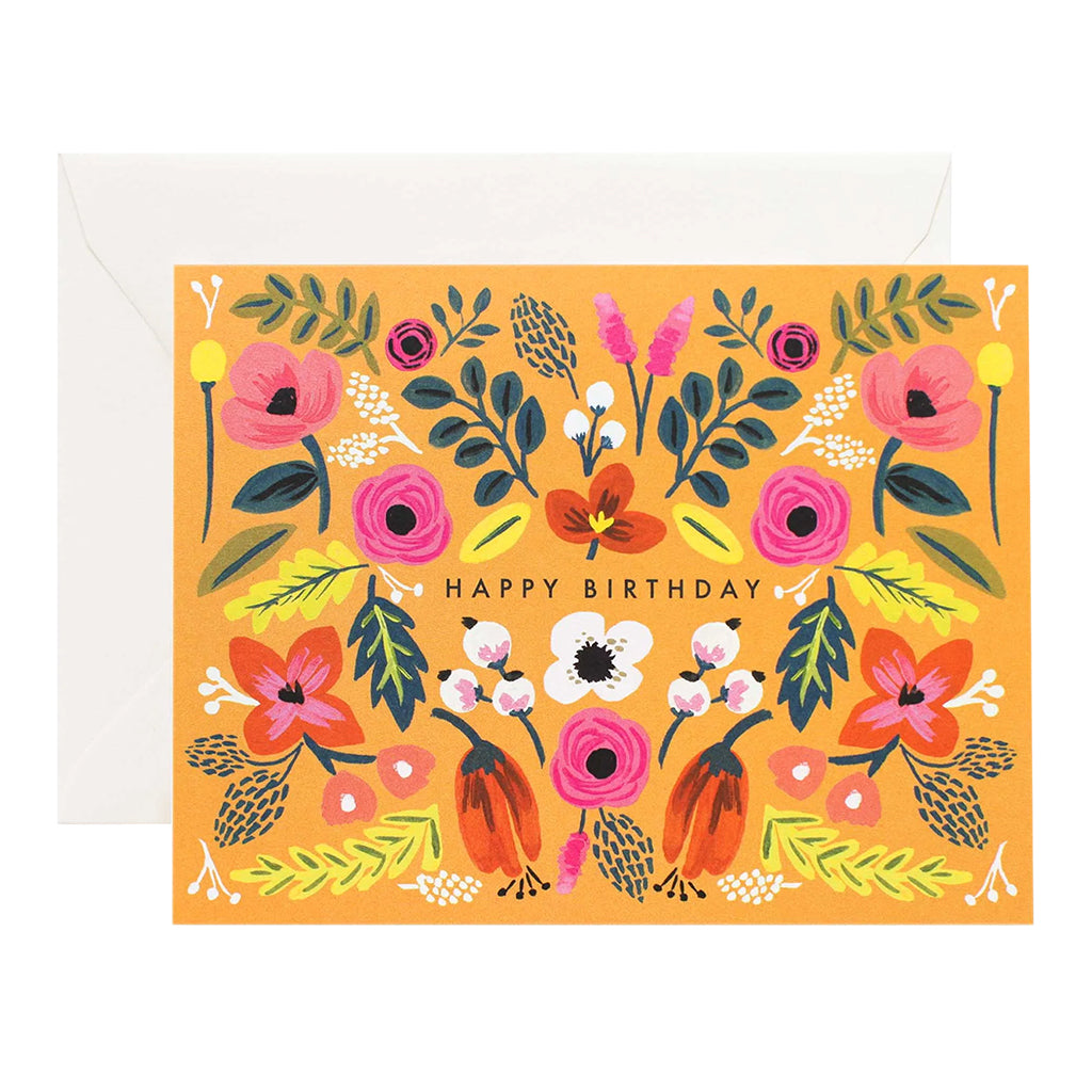 Rifle Paper Co. Folk Birthday Card