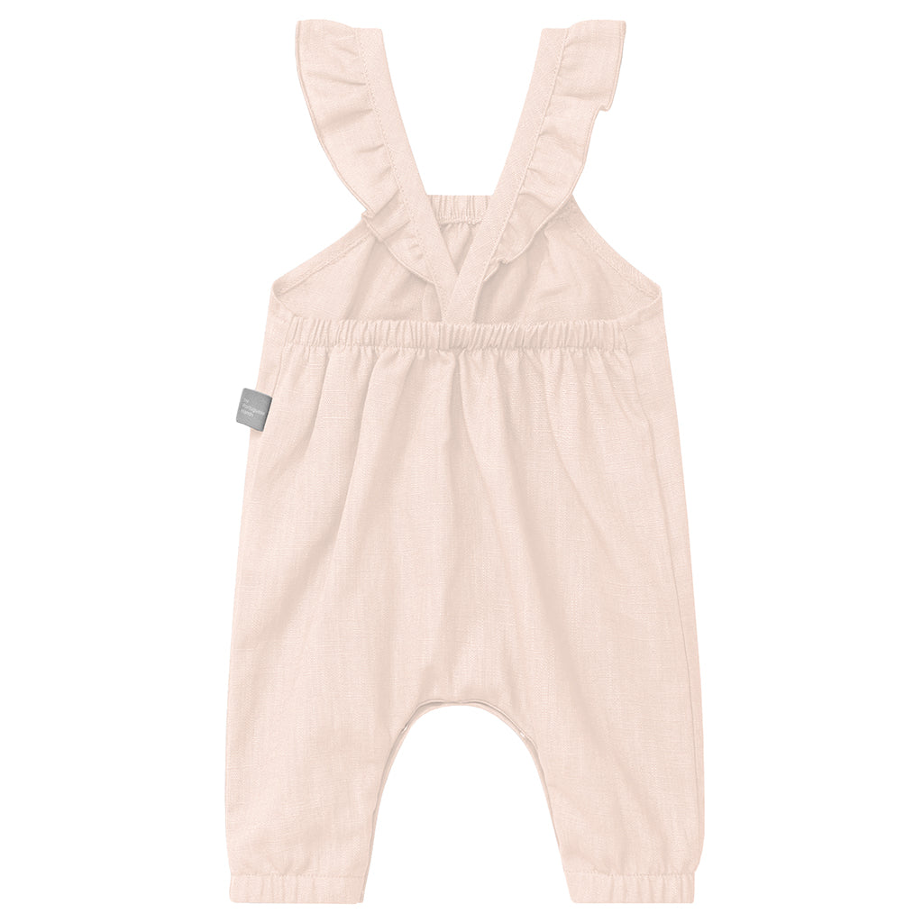 Snug Baby And Child Plain Jumpsuit With Ruffle Pink
