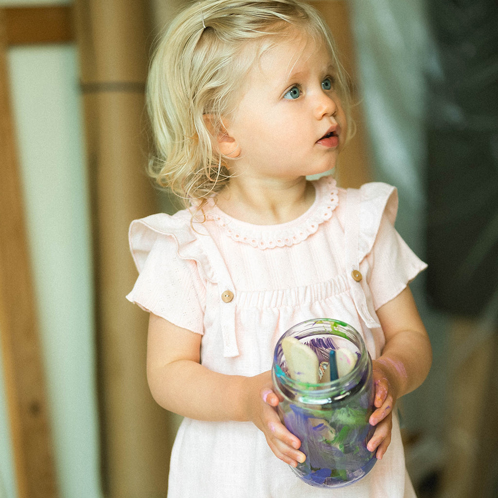 Snug Baby And Child Plain Jumpsuit With Ruffle Pink