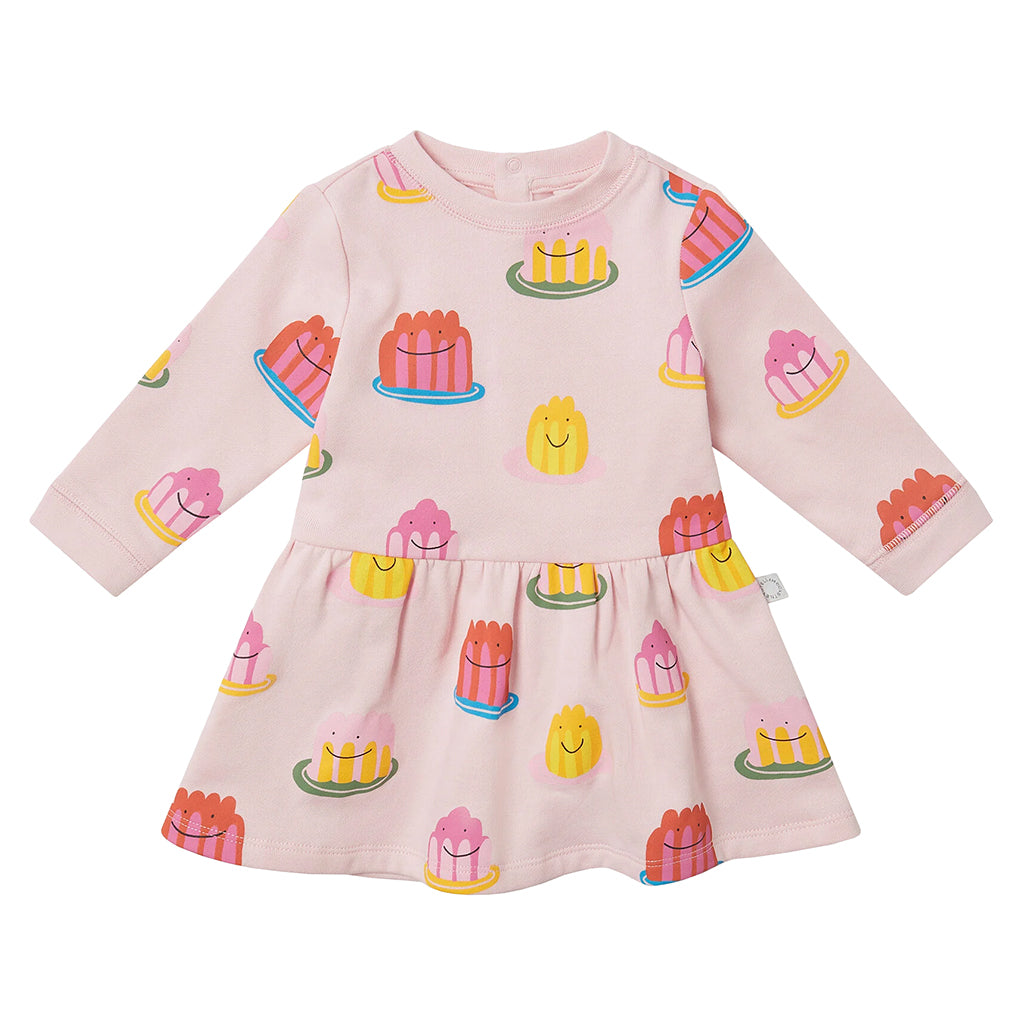 Stella McCartney Baby Dress With Jelly Print Pink
