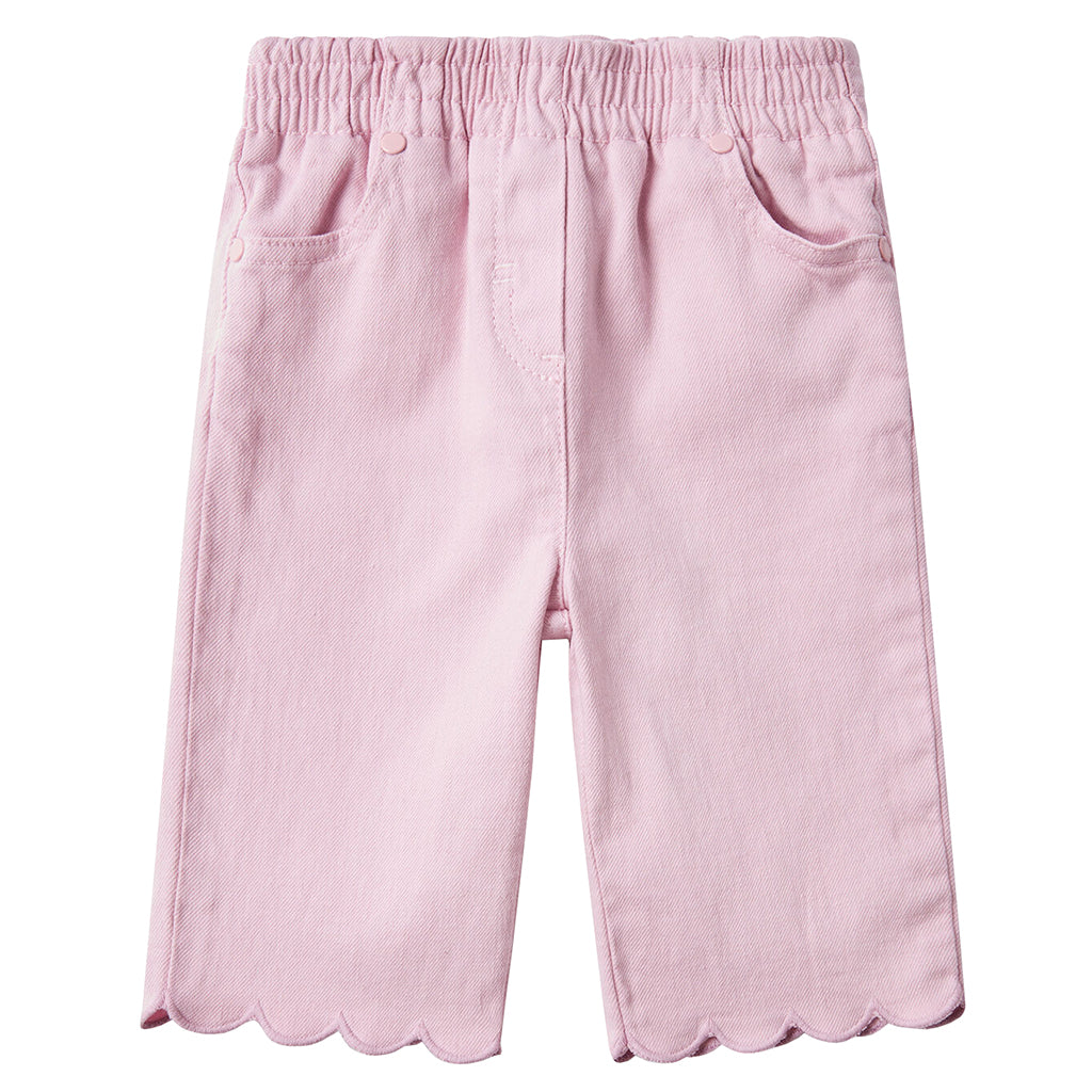 Stella McCartney Baby Pants With Scalloped Hem Pink