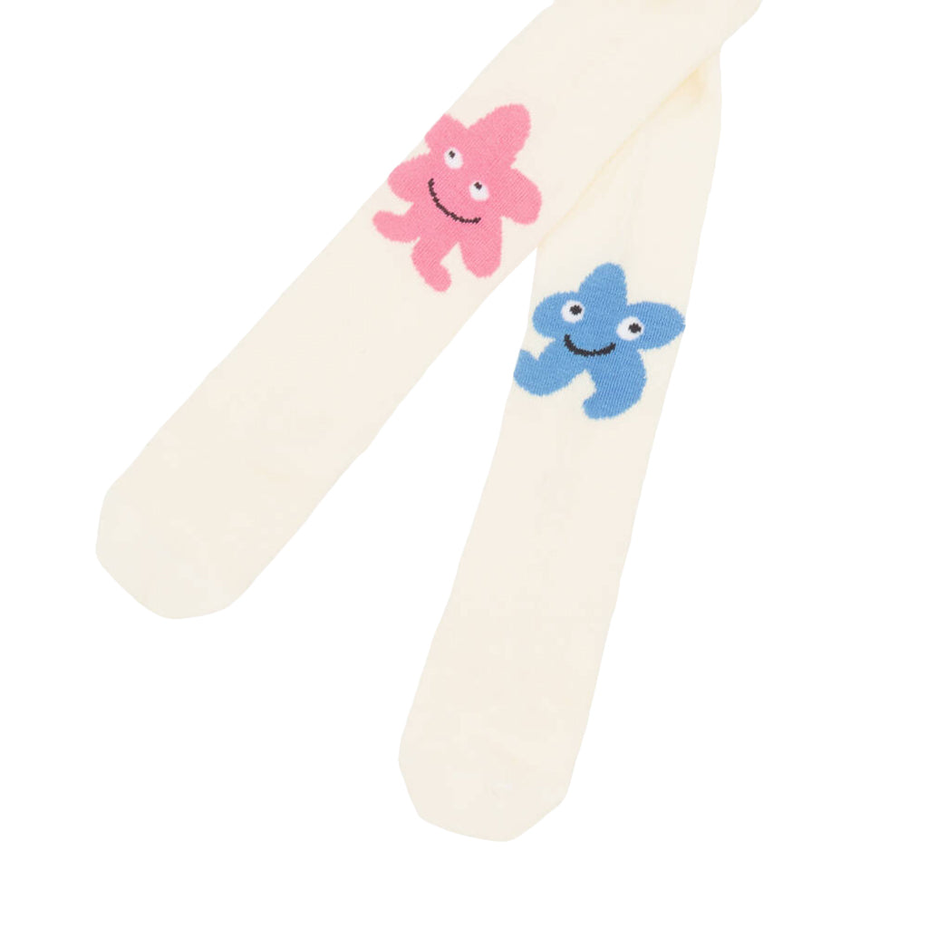 Stella McCartney Baby Tights With Stars Cream