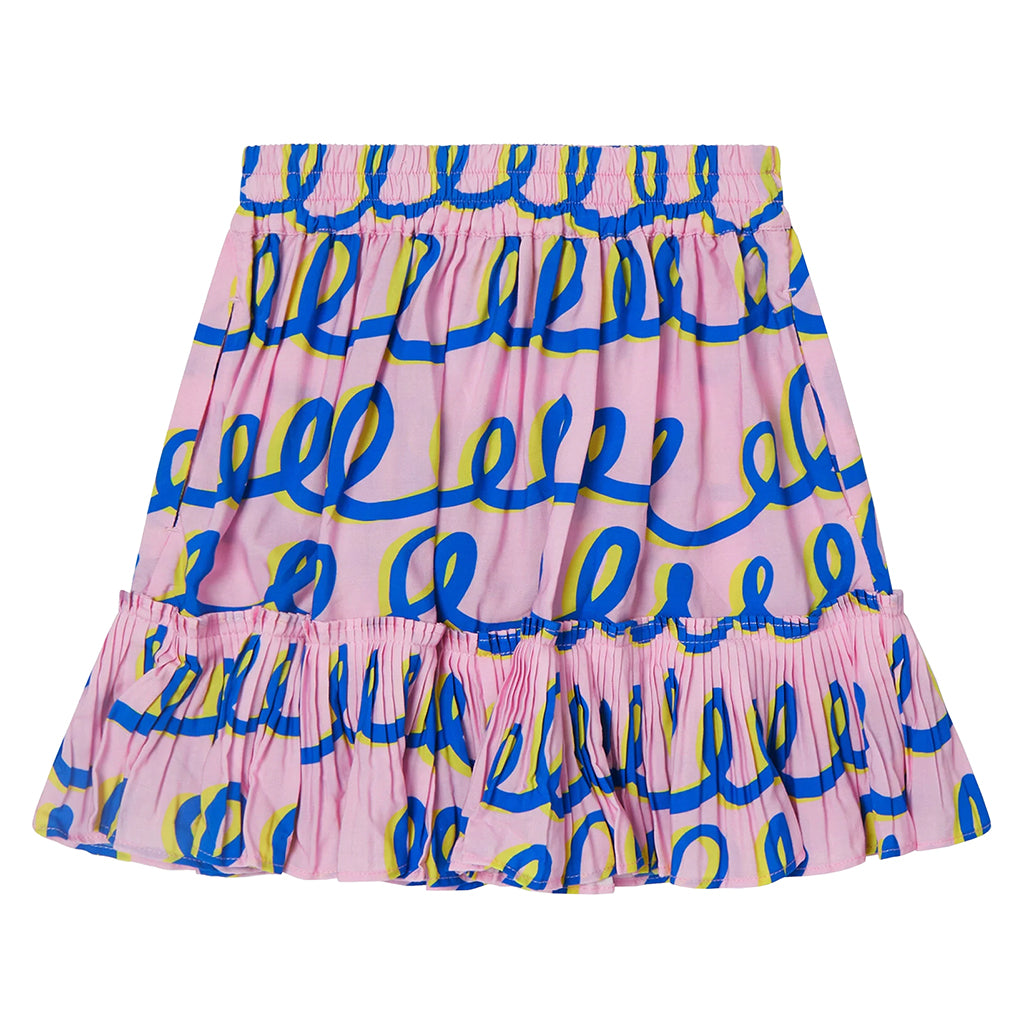 Stella McCartney Child Skirt With Squiggle Print Pink