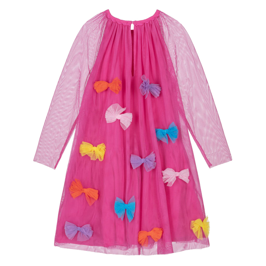 Stella McCartney Child Tulle Dress With Bows Pink